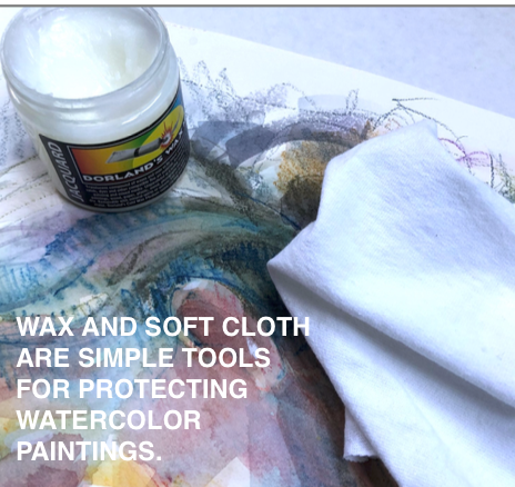 Dorlands Wax Medium No Need for framing Watercolor Paintings 