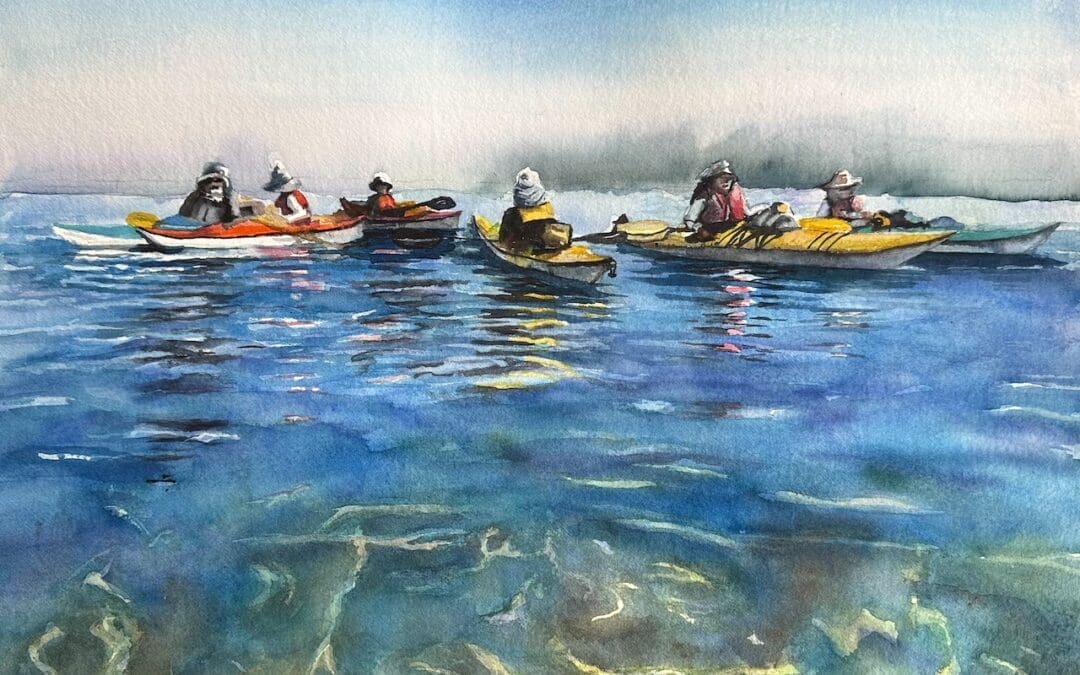 Kayaking Lake Yellowstone