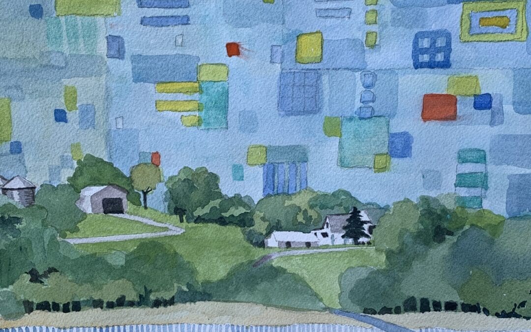 Over the Wheat Fields and Through the Woods