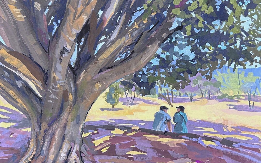 Finding Shade at Monte Alban