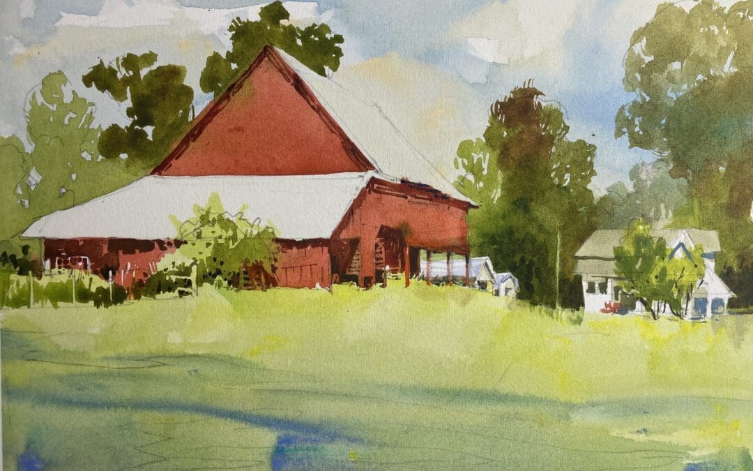 Hazy Day on the Farm