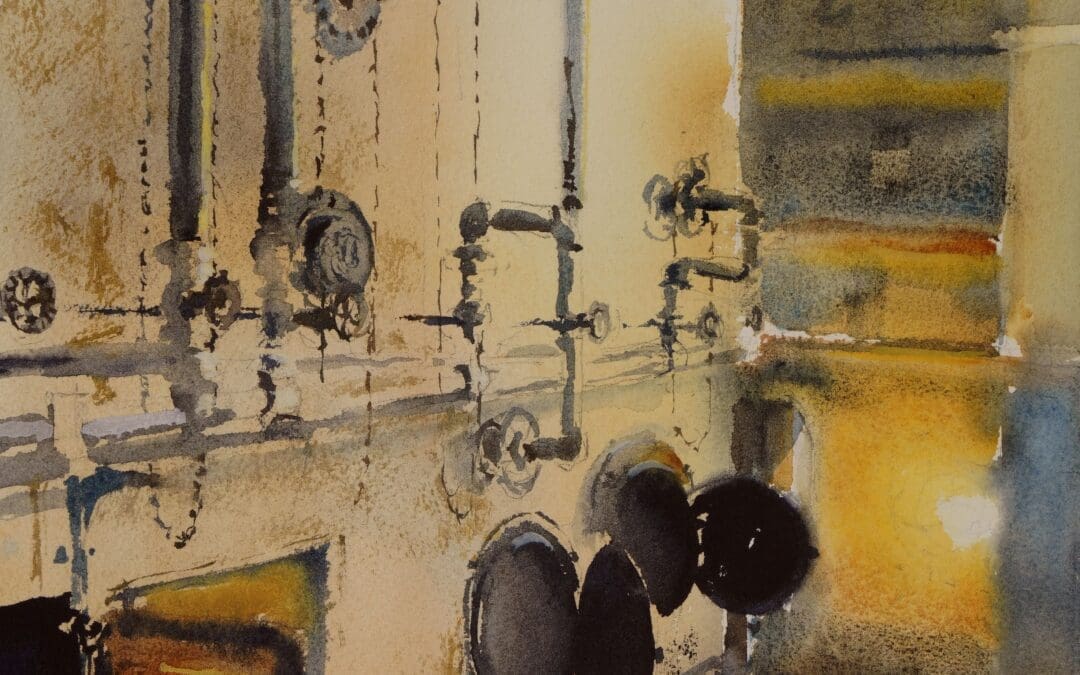 Wall in the Georgetown Steam Plant