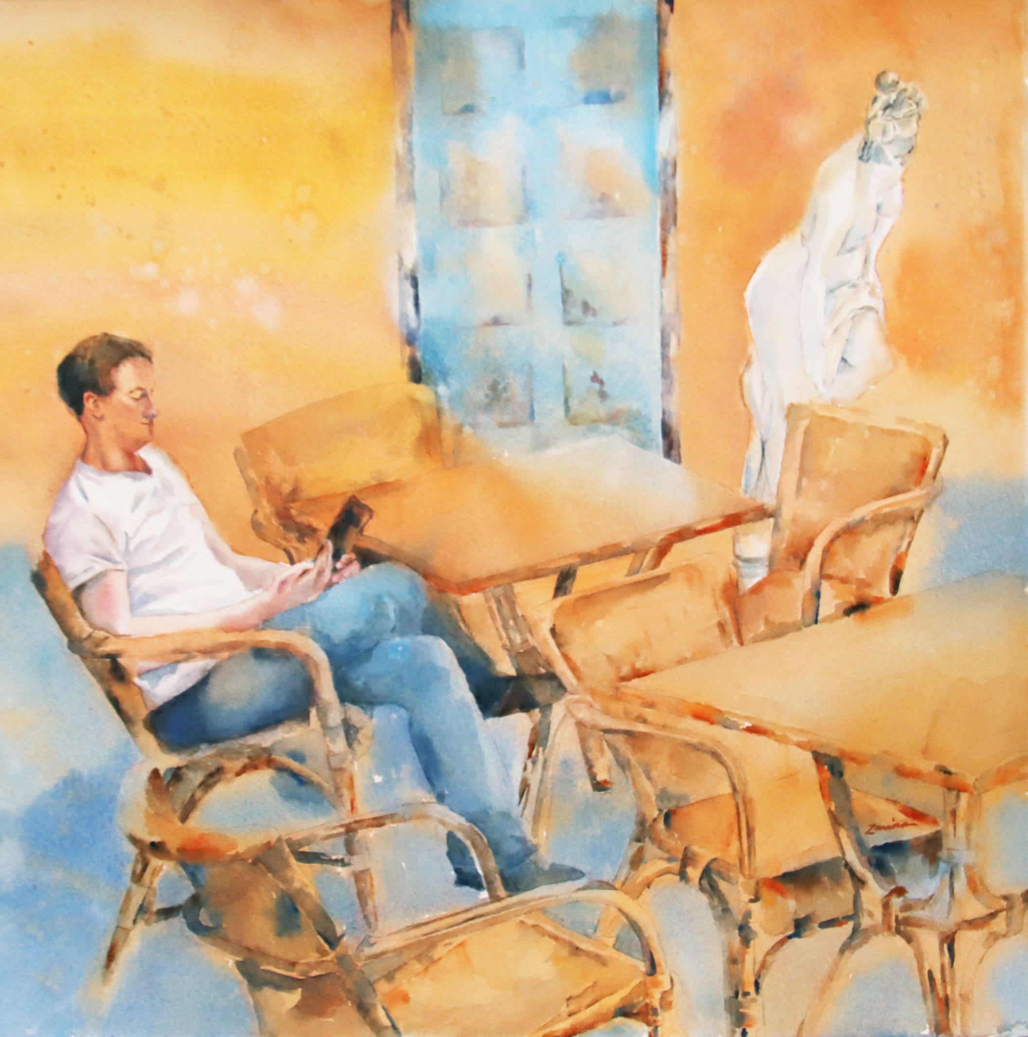 Among-The-Wickers_20x20inWatercolor_ZarinaNDocken