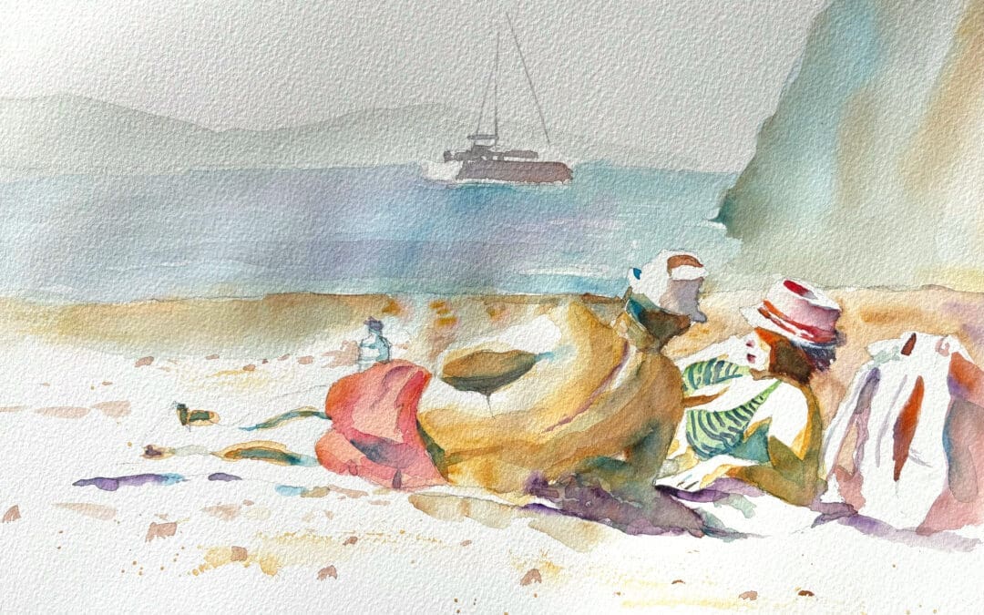 “Couple, Beached”