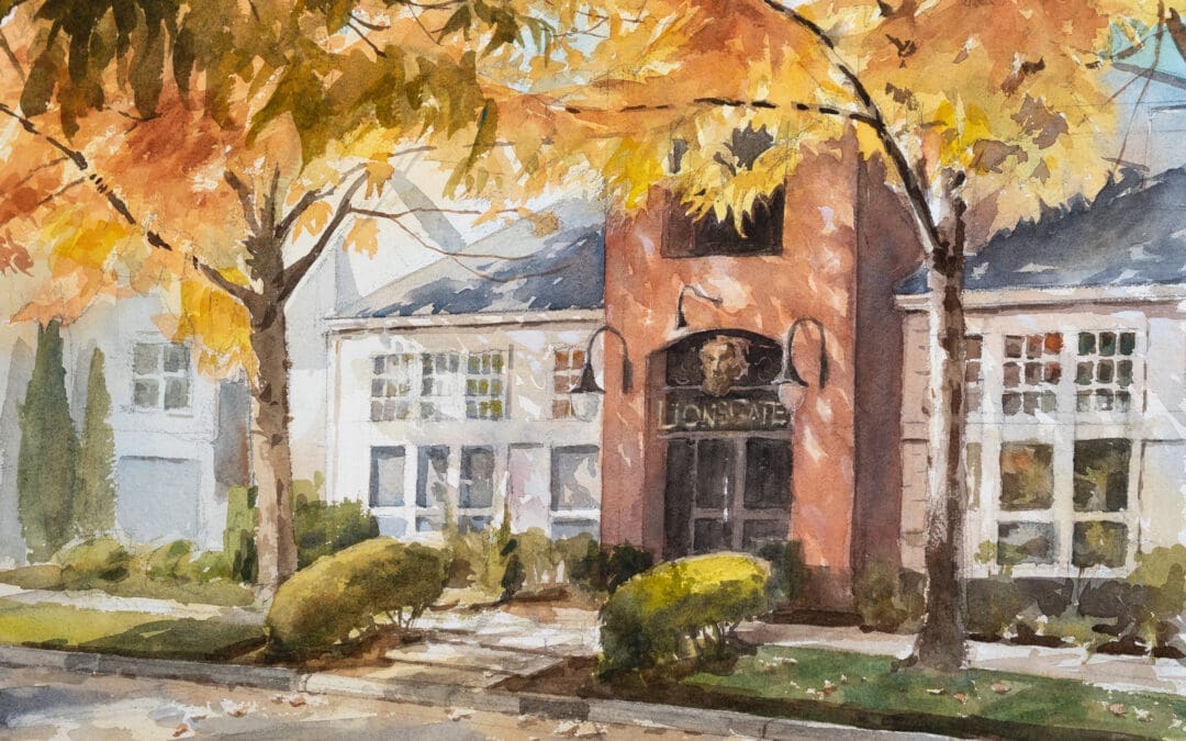 Walking in the autumn light