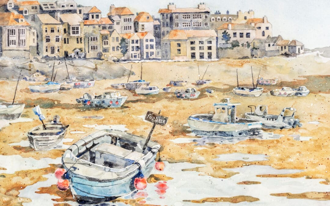 St Ives at Low Tide