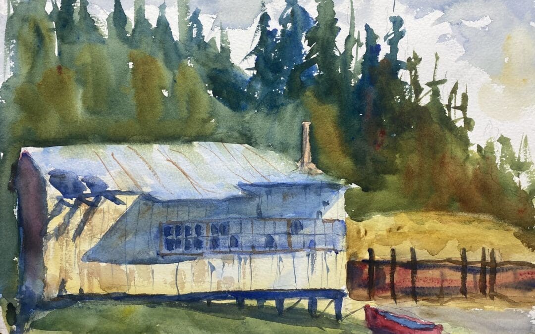 Yesterday’s boat shed
