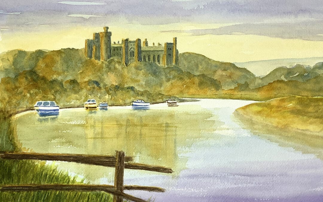 ARUNDEL CASTLE and RIVER ARUN