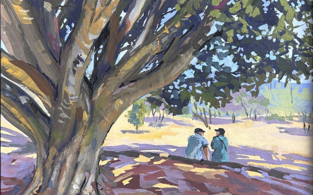 Finding Shade at Monte Alban