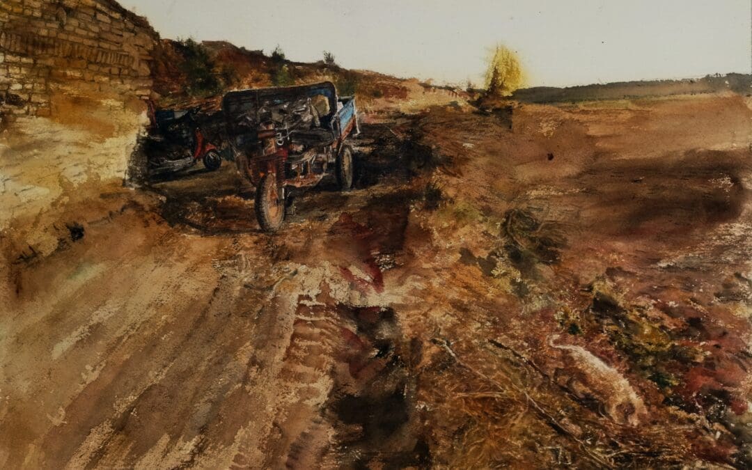 Sauce-colored land
