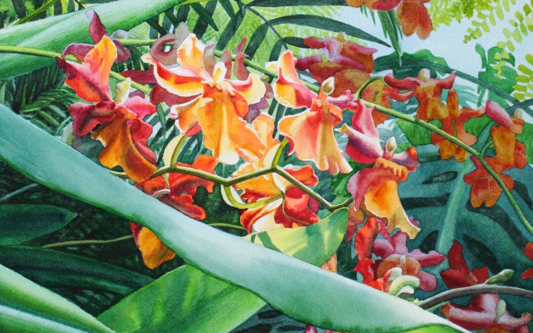 Flock of Orchids 2