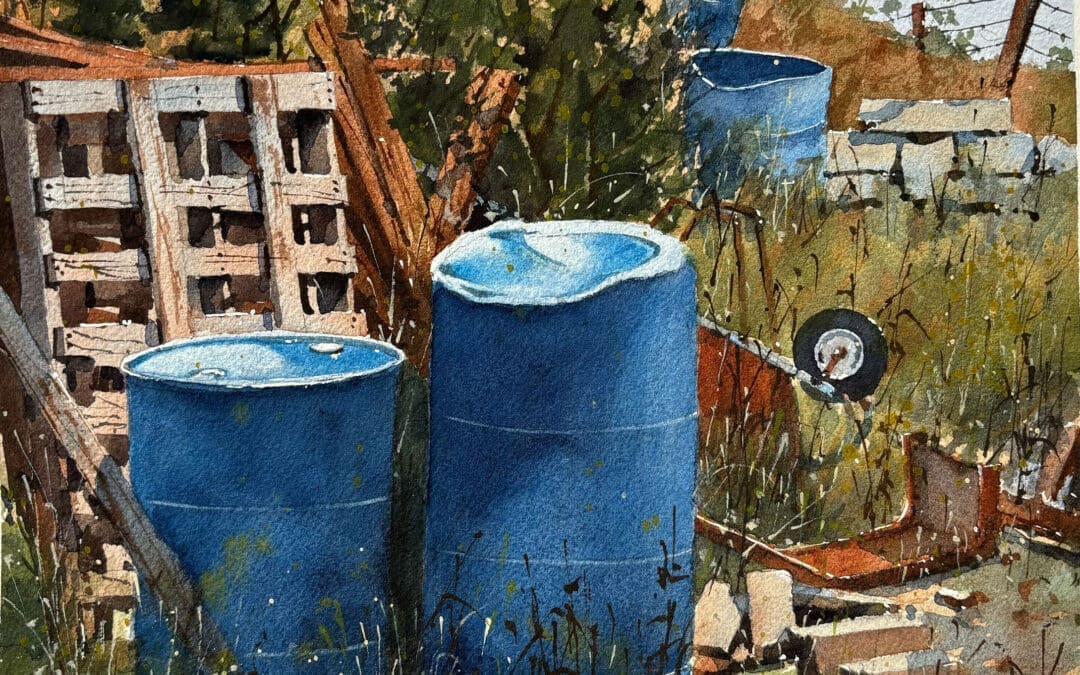 Blue drums