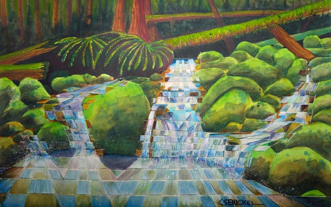 Rain Forest Waterfall weave