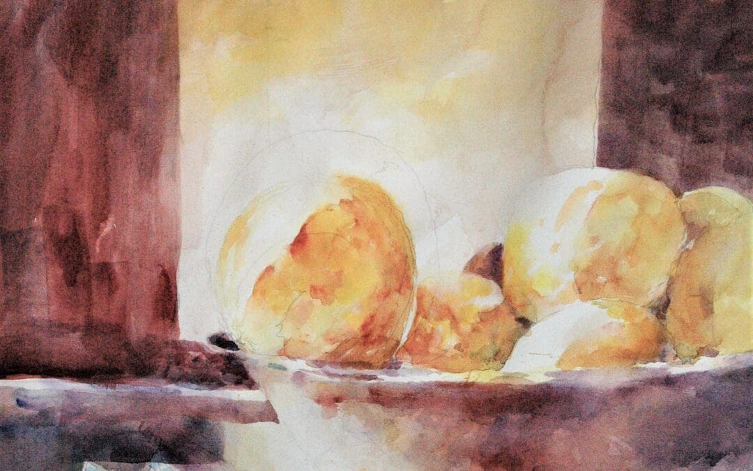 lemons basking