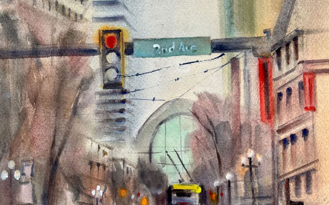 Looking East from Third and Pike