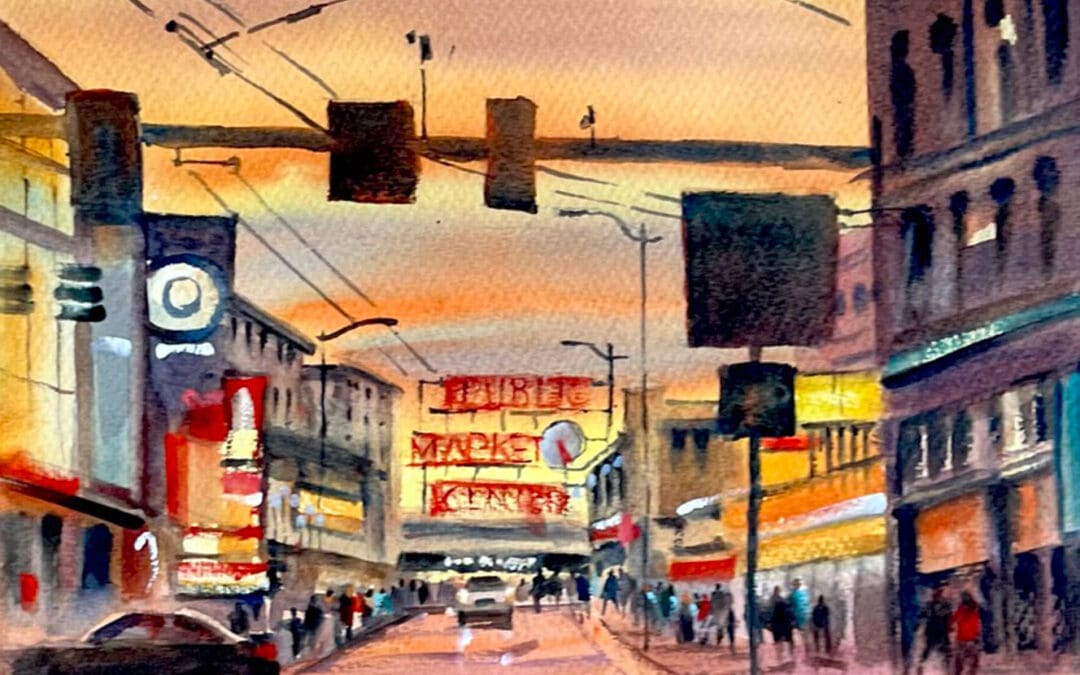 Pike St., Looking West