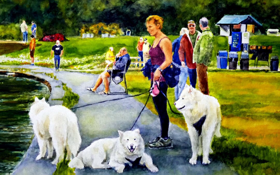 Enjoying the walk