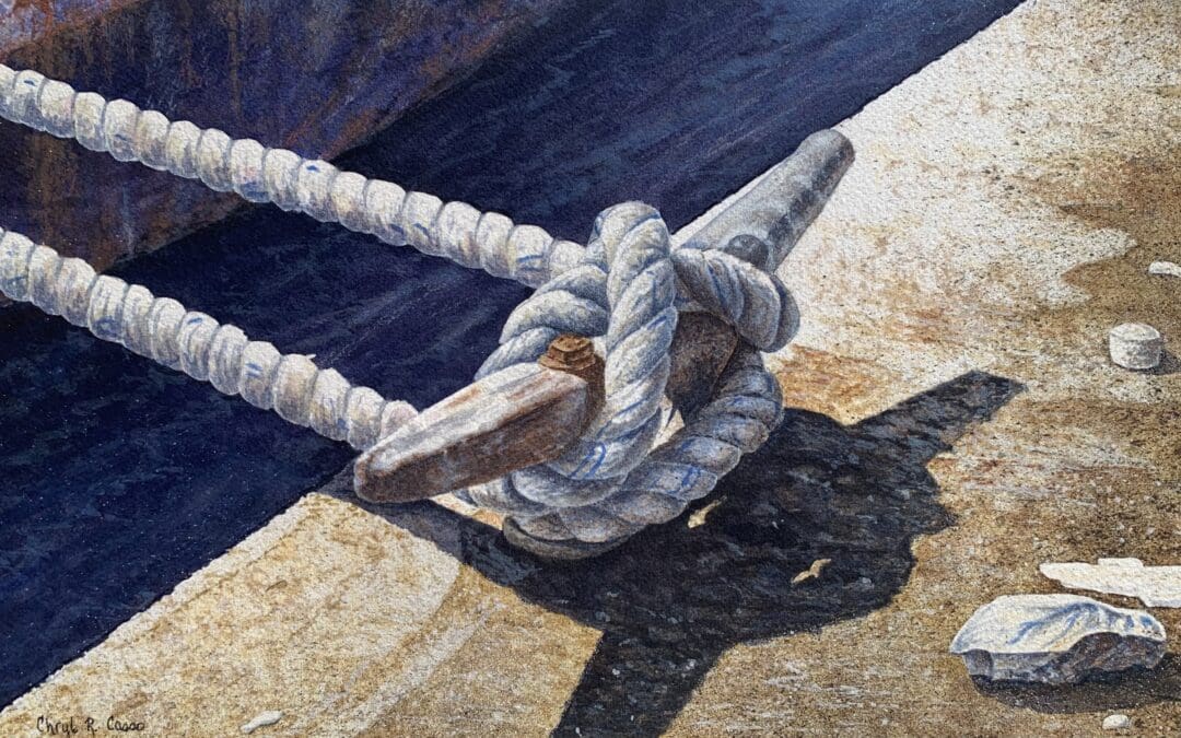 Cleat Hitch, Dock Line