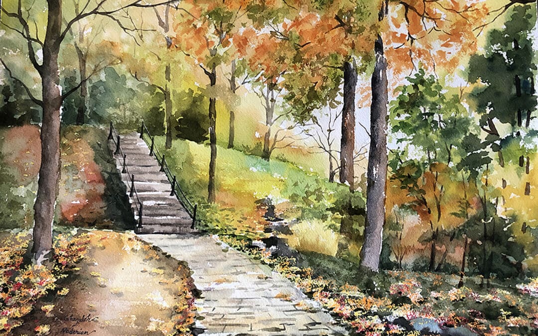 Colorful Autumn in the park