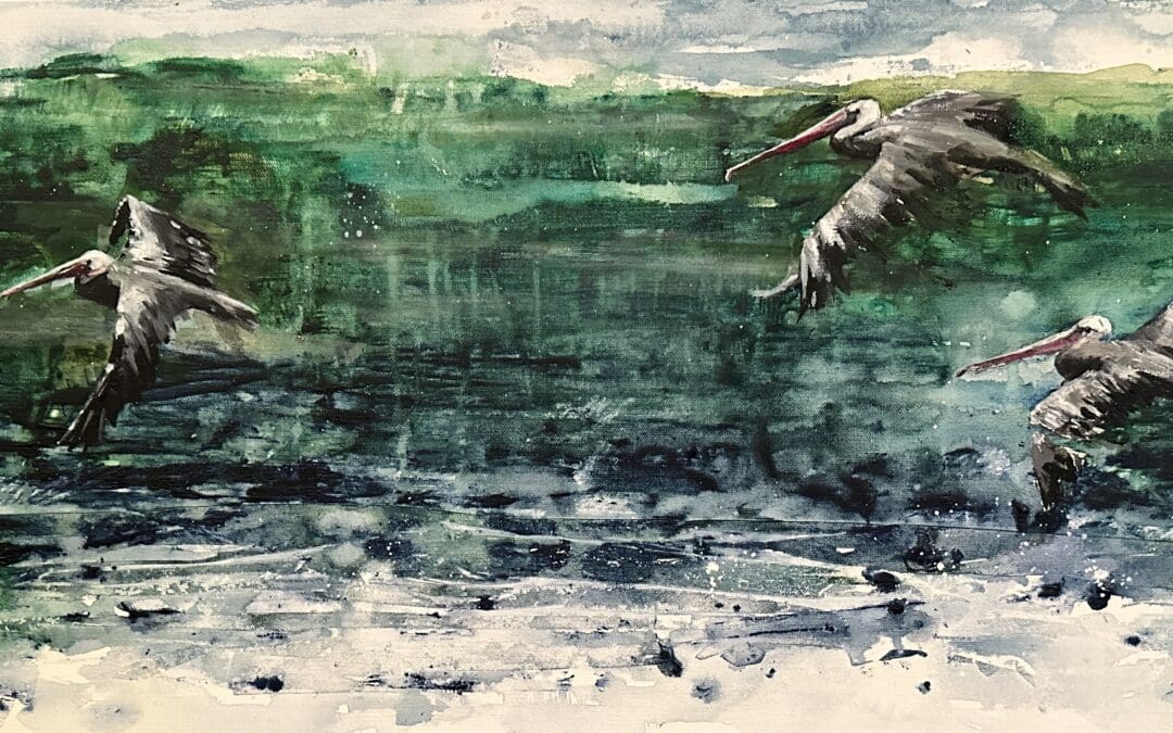 In flight