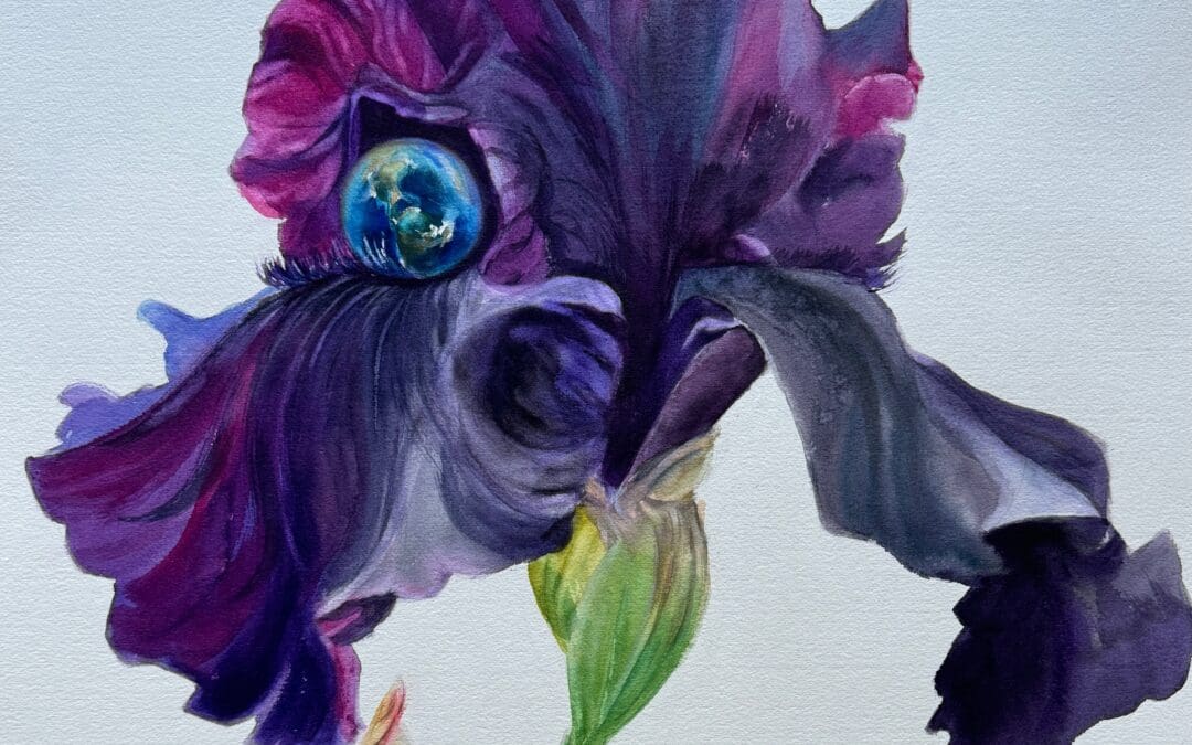 Iris with Earth