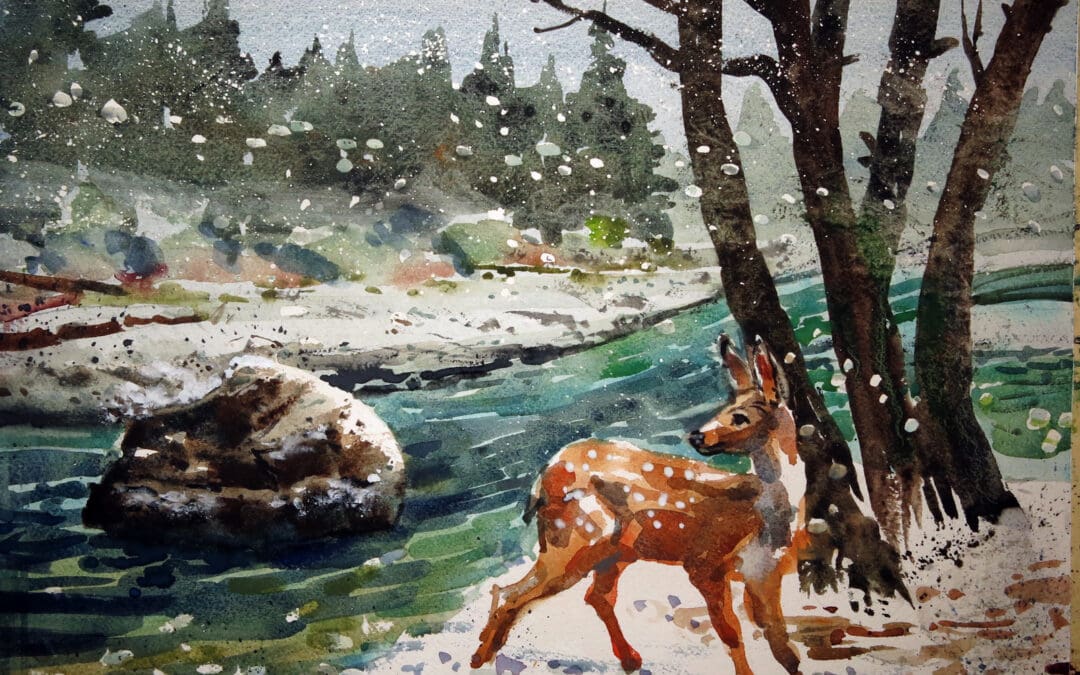 Snow on the River