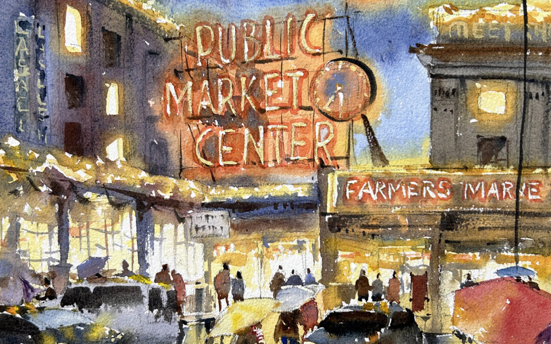 Pike Place Nightfall