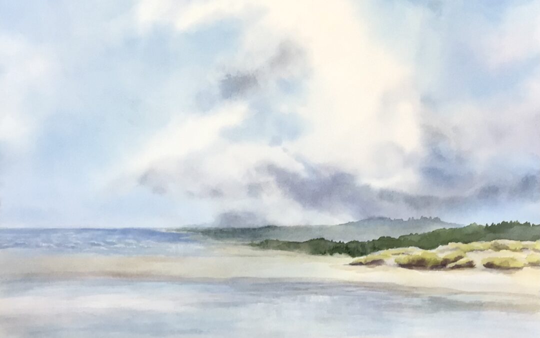 Beach Rain Clouds