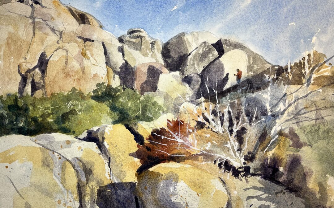 Shadow Guy at Split Rock