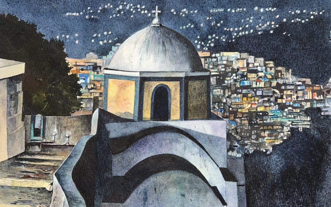 Santorini Nocturne