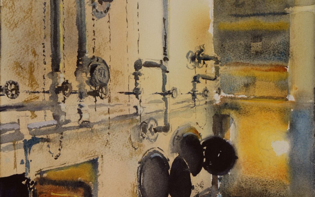 Wall in the Steam Plant