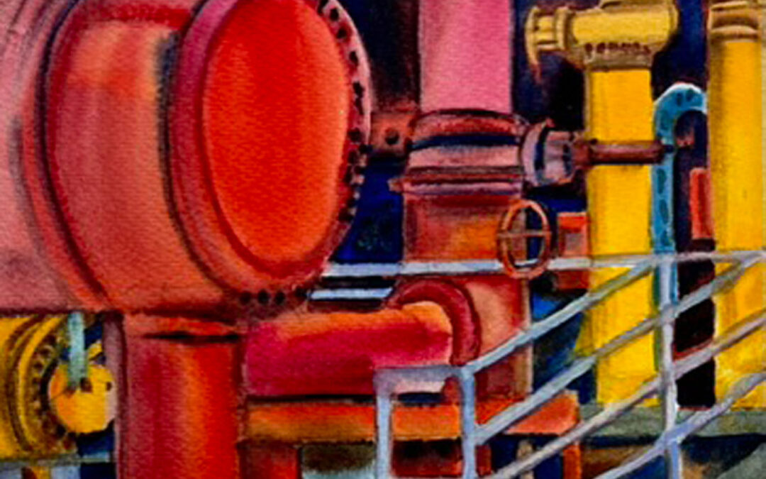 Painted Relics #10, Gasworks